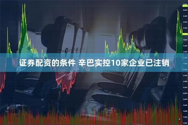 证券配资的条件 辛巴实控10家企业已注销